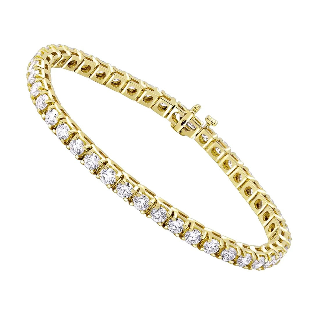 925 Silver Tennis Bracelet with 3mm Zirconia