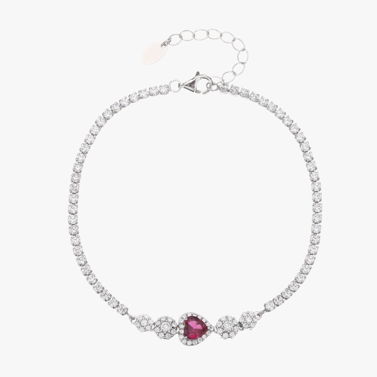 Bracciale Tennis Royal Heart